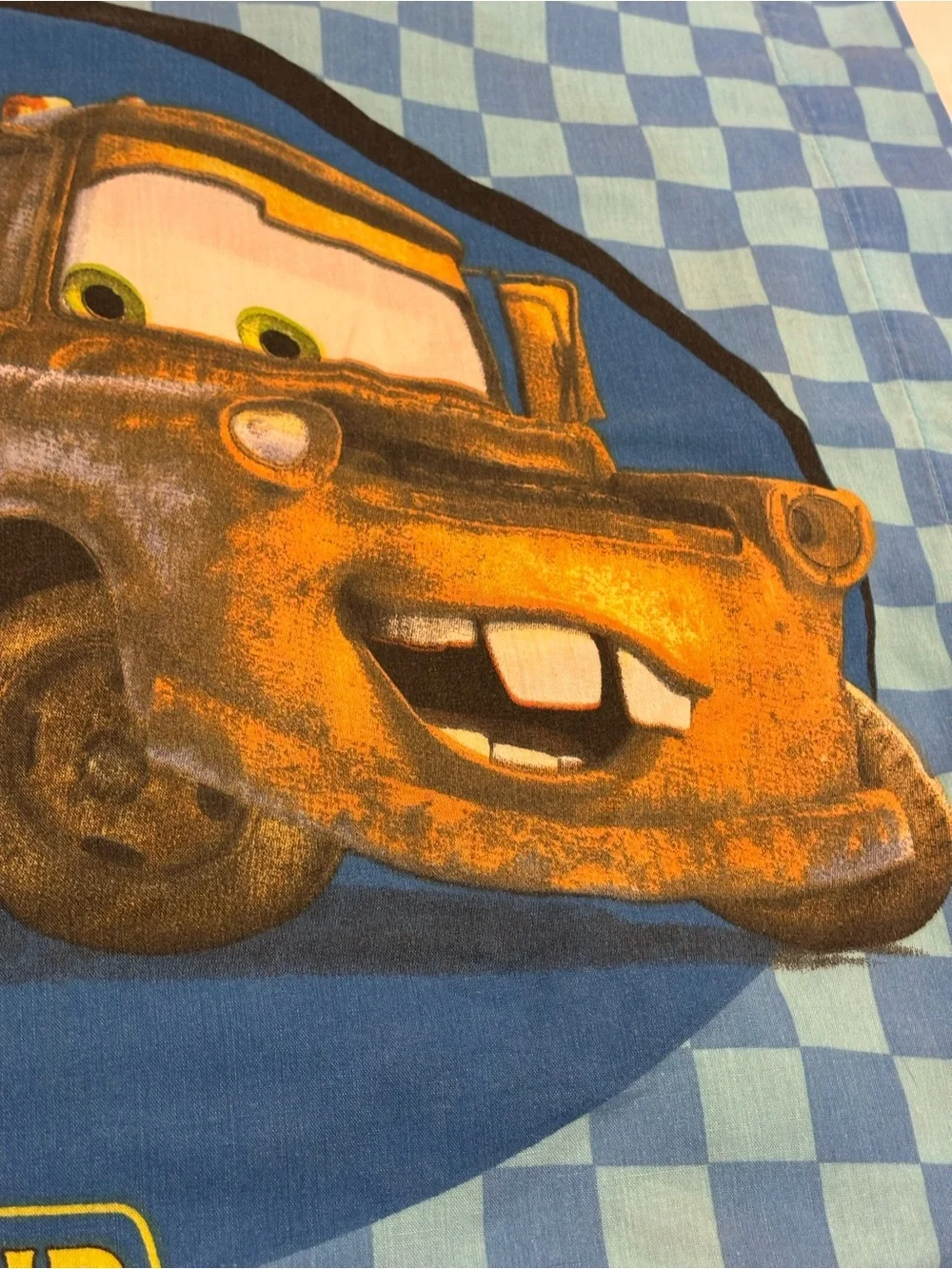 Disney Pixar Cars Lightning McQueen Tow Mater Pillowcase Standard Piston Cup